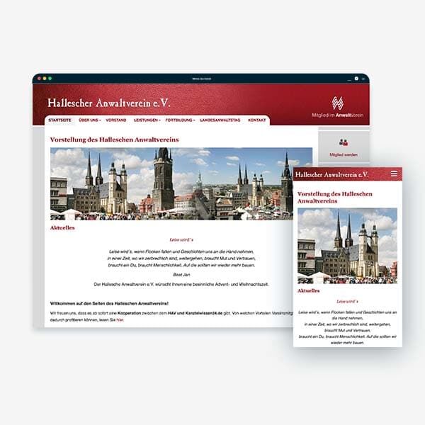 Homepage Halleschen Anwaltvereins! https://www.hallescher-anwaltverein.de